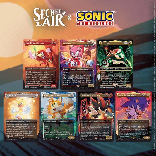 Magic The Gathering: Secret Lair x Sonic: Friends & Foes