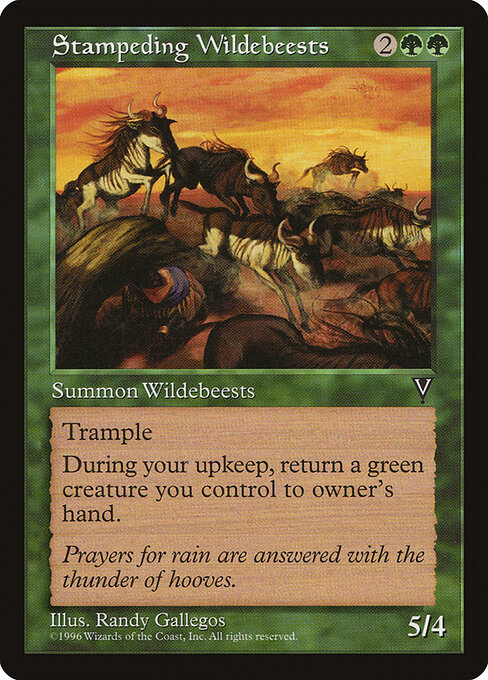 Stampeding Wildebeests (VIS-121)