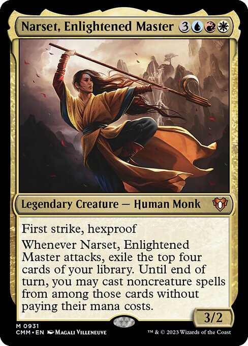 Narset, Enlightened Master (CMM-931)