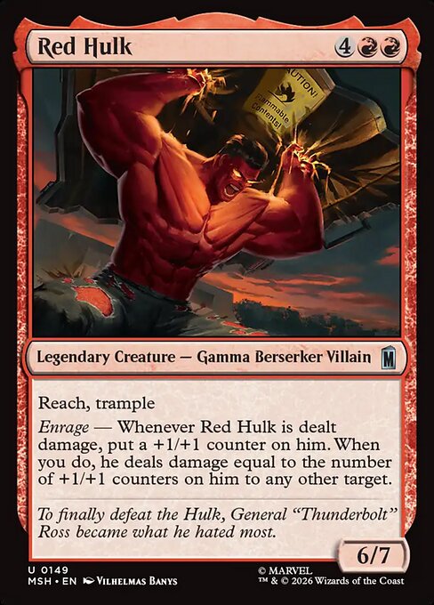 Red Hulk (MSH-149) (Foil)