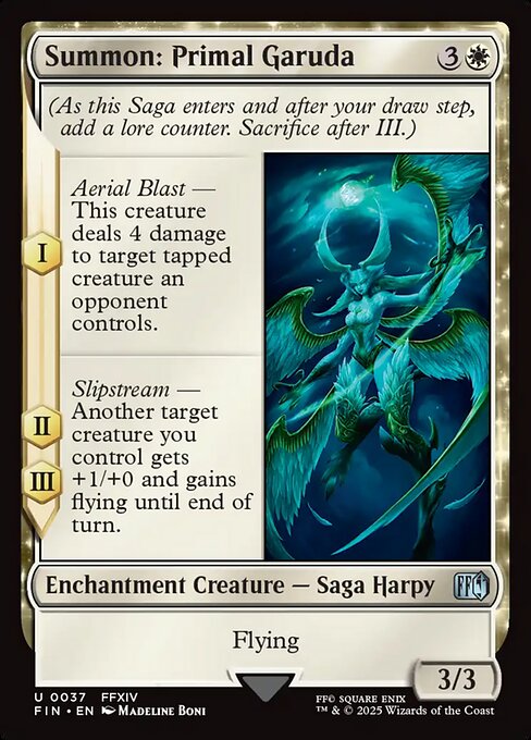 Summon: Primal Garuda (FIN-37)