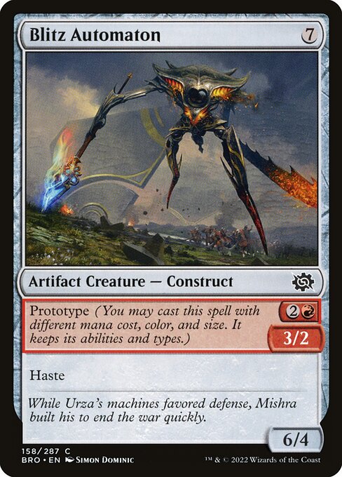 Blitz Automaton (BRO-158) (Foil)