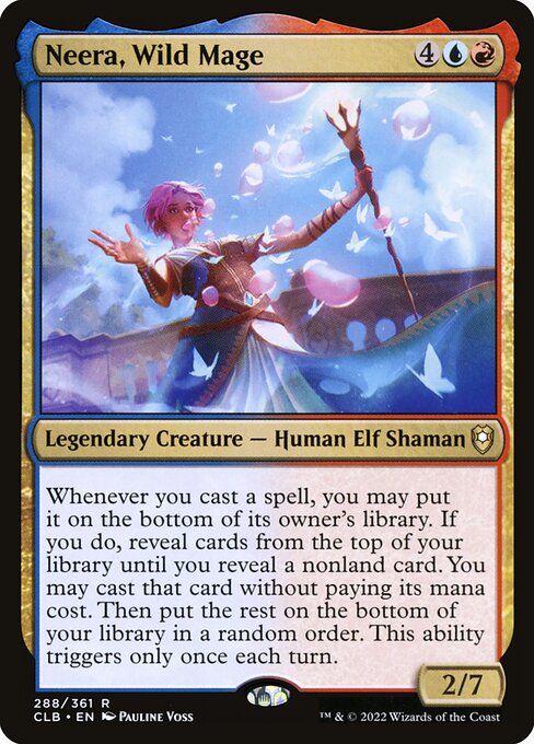 Neera, Wild Mage (CLB-288) (Foil)