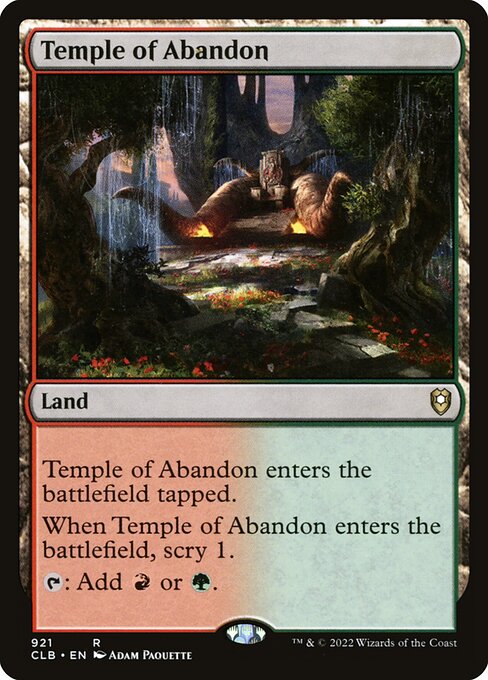 Temple of Abandon (CLB-921)
