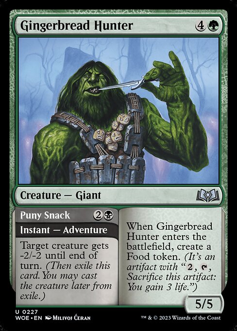 Gingerbread Hunter // Puny Snack (WOE-227)