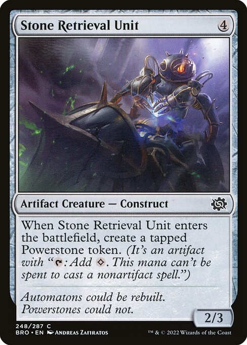 Stone Retrieval Unit (BRO-248) (Foil)