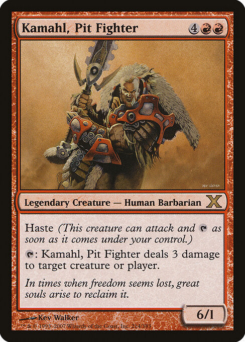 Kamahl, Pit Fighter (10E-214)