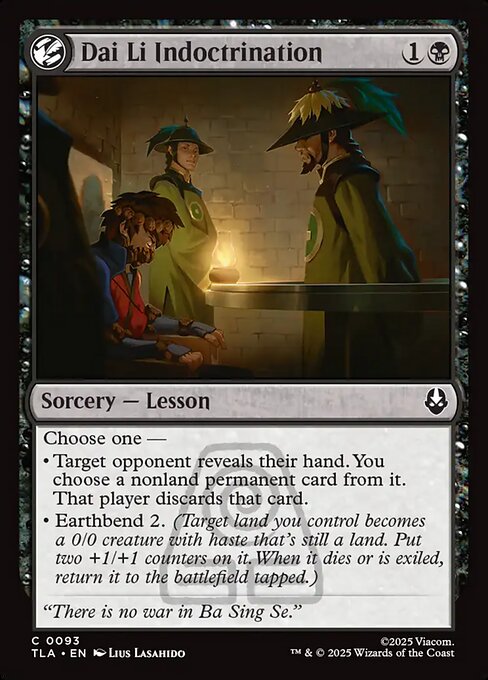 Dai Li Indoctrination (TLA-93)