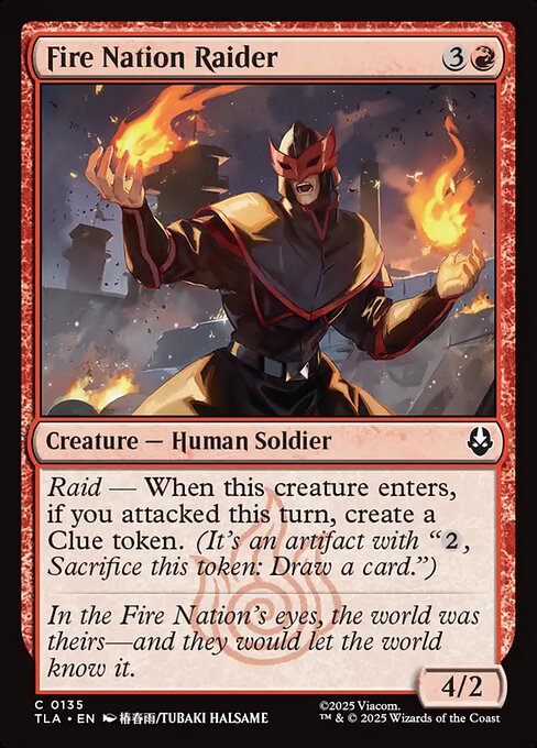 Fire Nation Raider (TLA-135)