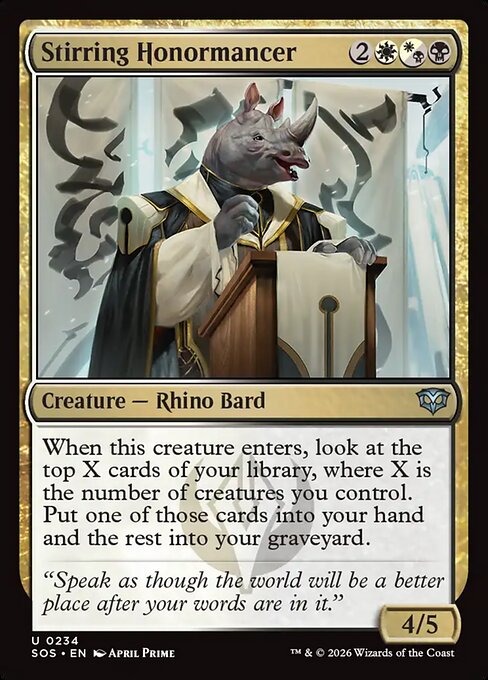 Stirring Honormancer (SOS-234)
