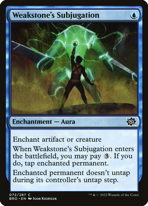 Weakstone's Subjugation (BRO-72) (Foil)