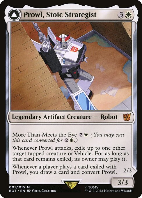 Prowl, Stoic Strategist // Prowl, Pursuit Vehicle (BOT-1)
