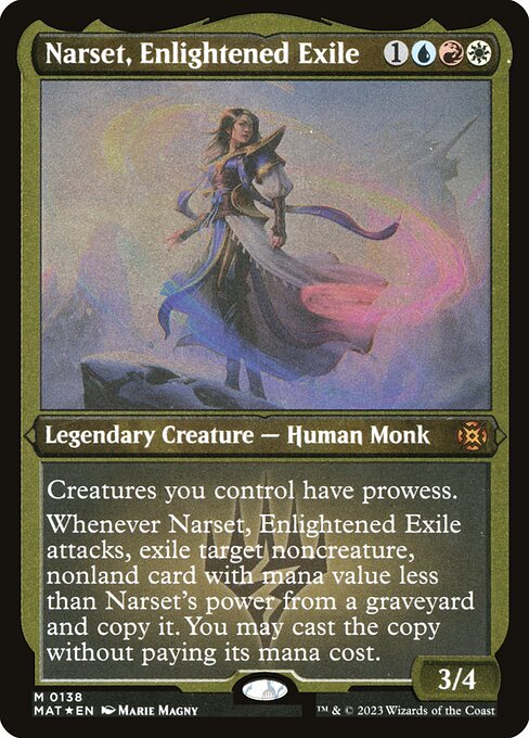 Narset, Enlightened Exile (MAT-138) (Etched Foil)