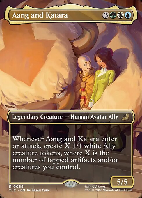 Aang and Katara (TLE-69) (Foil)
