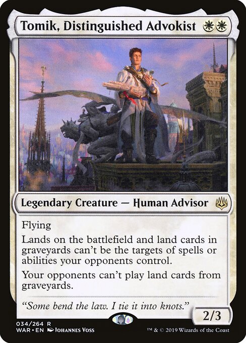 Tomik, Distinguished Advokist (WAR-34)