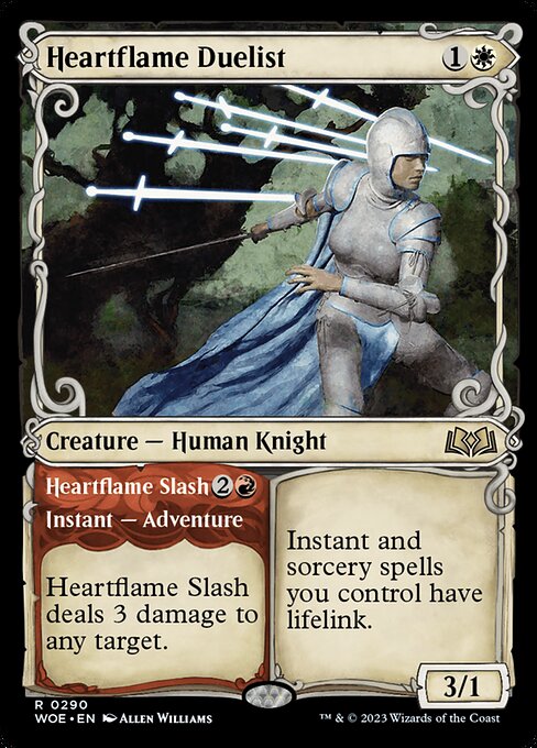Heartflame Duelist // Heartflame Slash (WOE-290)