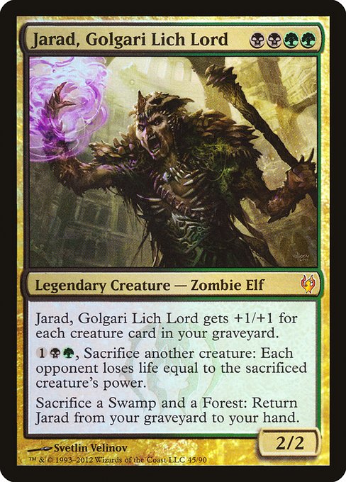 Jarad, Golgari Lich Lord (DDJ-45) (Foil)