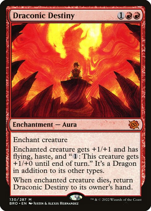 Draconic Destiny (BRO-130) (Foil)