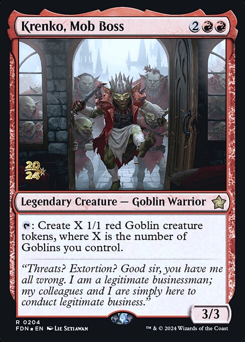 Krenko, Mob Boss (PFDN-204s) (Foil)