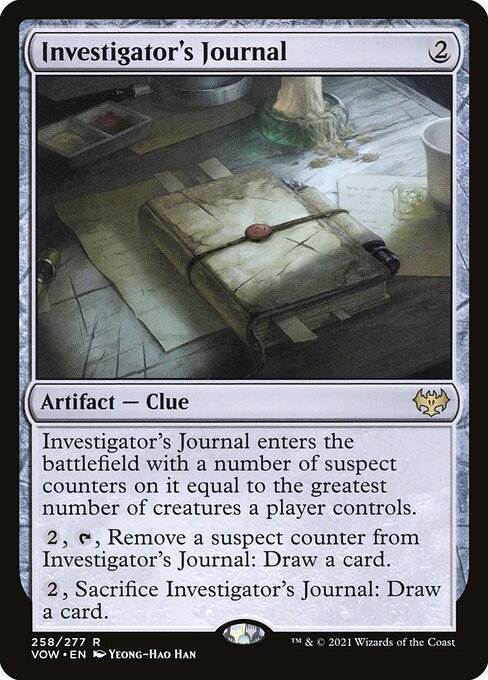 Investigator's Journal (VOW-258)