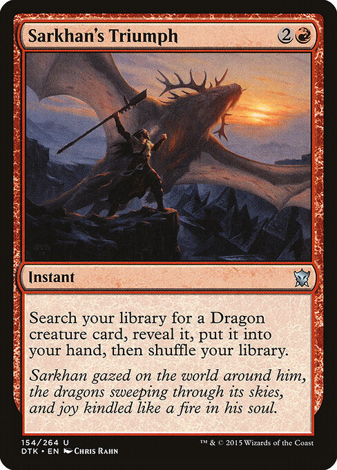 Sarkhan's Triumph (DTK-154)
