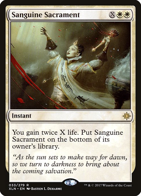 Sanguine Sacrament (XLN-33)