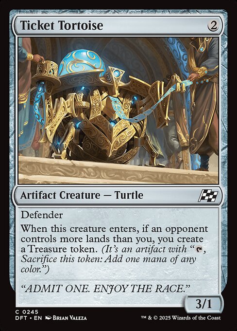 Ticket Tortoise (DFT-245) (Foil)