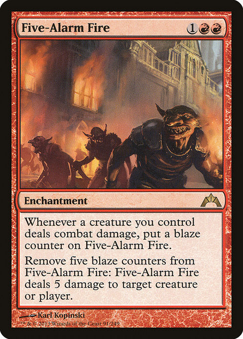 Five-Alarm Fire (GTC-91)