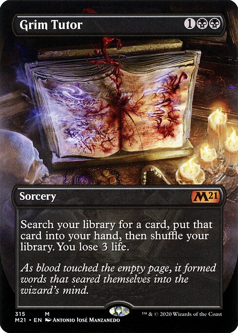 Grim Tutor (M21-315)