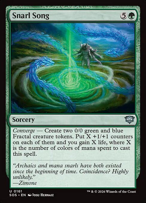 Snarl Song (SOS-161) (Foil)