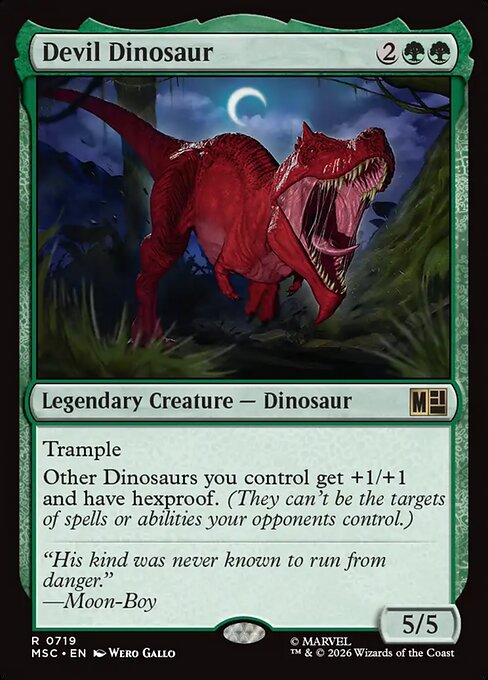 Devil Dinosaur (MSC-719) (Foil)