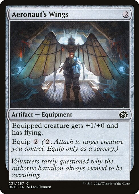 Aeronaut's Wings (BRO-231) (Foil)