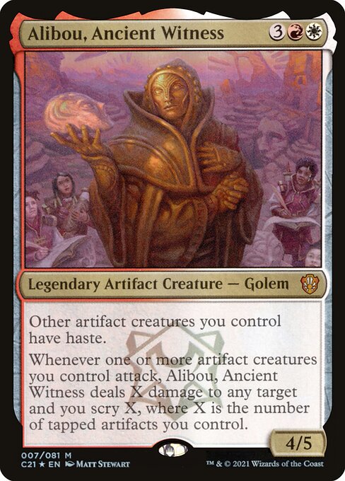 Alibou, Ancient Witness (C21-7) (Foil)