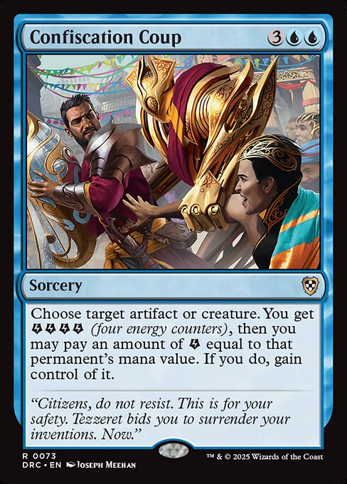 Confiscation Coup (DRC-73)