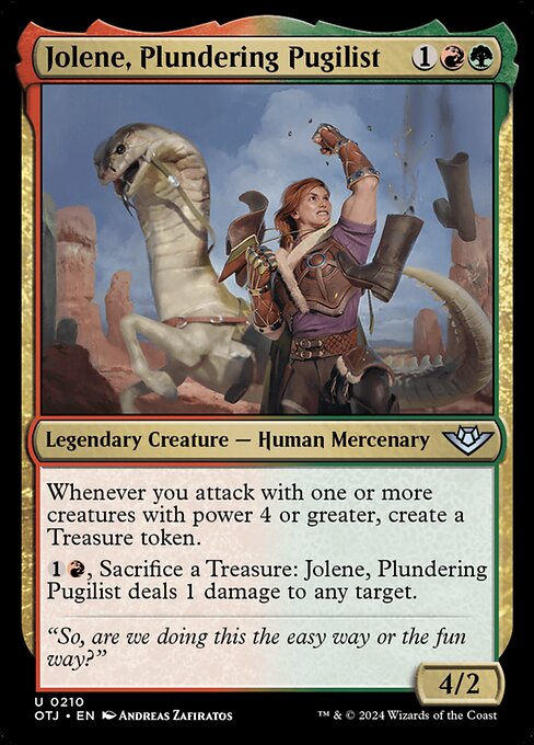 Jolene, Plundering Pugilist (OTJ-210) (Foil)