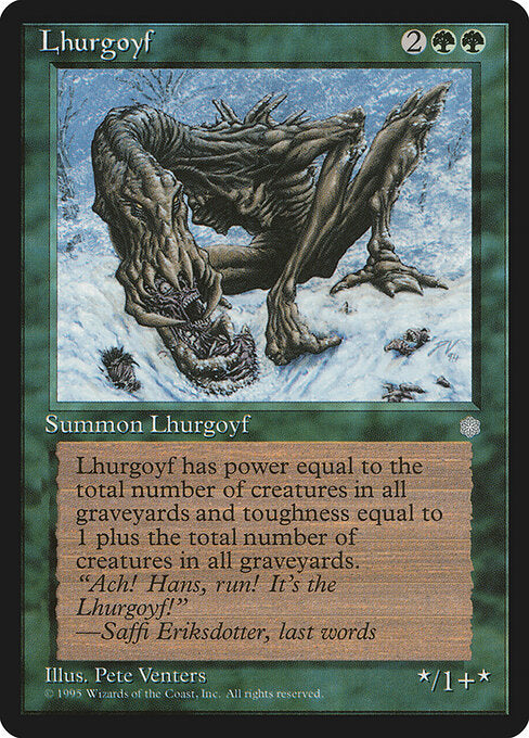Lhurgoyf (ICE-252) [Light Played]
