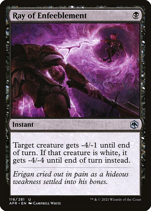 Ray of Enfeeblement (AFR-116)