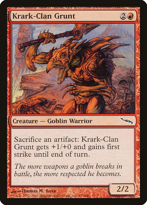 Krark-Clan Grunt (MRD-97) (Foil)