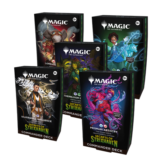 Magic The Gathering: Secrets of Strixhaven Commander Decks